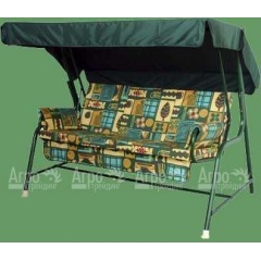 Трехместные садовые качели "ИРИС" с раскладывающейся спинкой в Красноярске