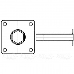 Ступица колеса 010621 для мотоблоков Целина в Красноярске