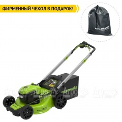 Газонокосилка аккумуляторная GreenWorks GD40LM48SP 8 Ач в Красноярске