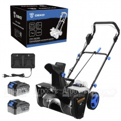 Снегоуборщик аккумуляторный DEKO ST41 2х5 Ач в Красноярске