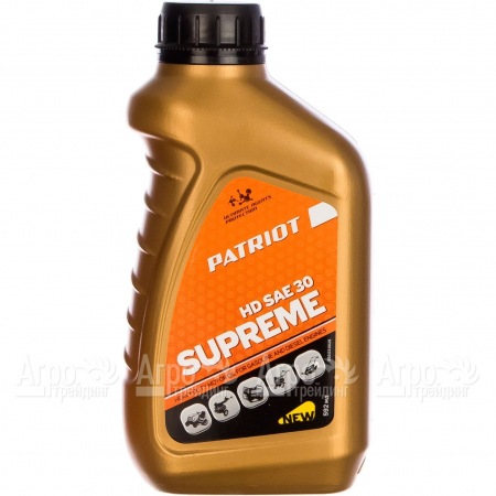 Масло Patriot Supreme HD SAE 30 592 мл для 4-х тактных двигателей в Красноярске