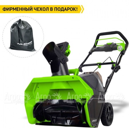 Снегоуборщик аккумуляторный GreenWorks GD40SB в Красноярске