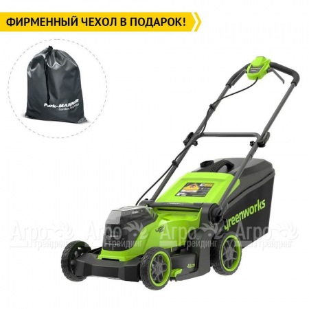 Газонокосилка аккумуляторная GreenWorks GD24X2LM411 (без аккумулятора и зарядного устройства)  в Красноярске