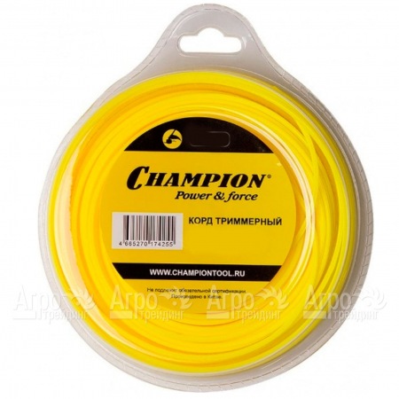 Корд триммерный Champion Star 1.3мм, 15м (звезда) в Красноярске