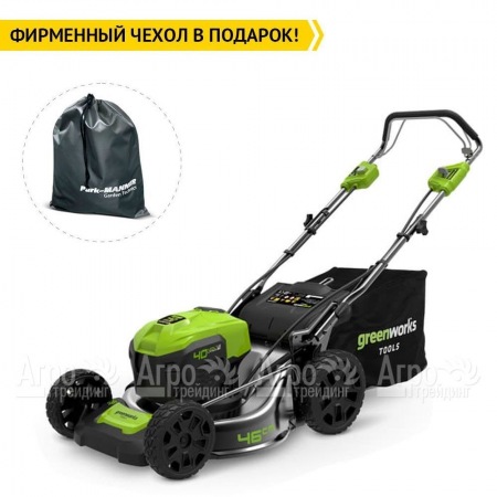 Газонокосилка аккумуляторная GreenWorks GD40LM46SP  в Красноярске