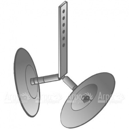 Окучник дисковый без сцепки для культиваторов Целина 500, 404, 406 в Красноярске