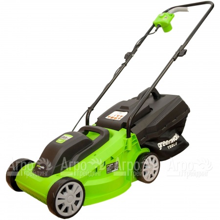 Газонокосилка электрическая GreenWorks GLM1232 1200 Вт в Красноярске