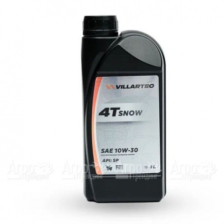 Масло моторное зимнее Villartec 4T Snow SAE 10W-30, 1 л для 4-х тактных двигателей в Красноярске