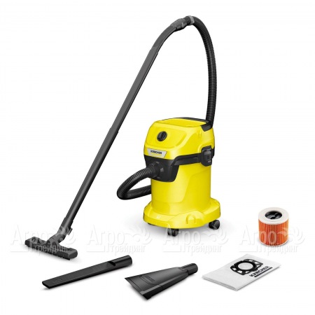 Хозяйственный пылесос Karcher WD 3 V-17/4/35 + Nozzles в Красноярске