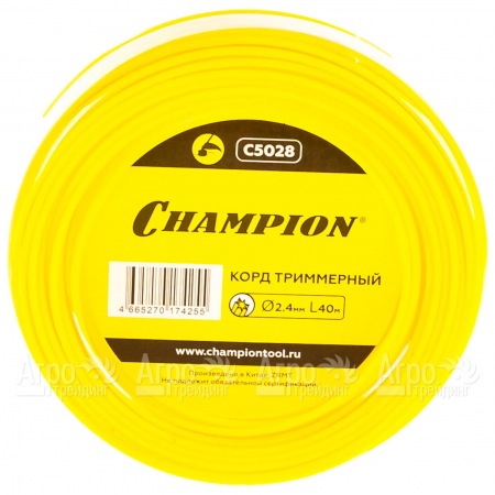 Корд триммерный Champion Star 2.4мм, 40м (звезда)  в Красноярске