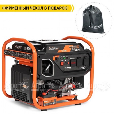 Бензиновый генератор инверторный Daewoo GDA 4600 Ei 4.2 кВт в Красноярске