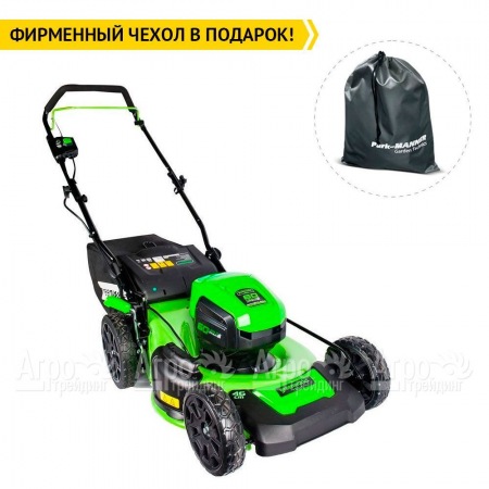 Газонокосилка аккумуляторная GreenWorks GD60LM46SPK4  в Красноярске