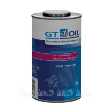 Моторное масло GT OIL 5W40, 10W30, 10 W 40, 1 л для 4-х тактных двигателей в Красноярске