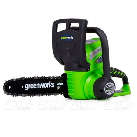 Аккумуляторная пила GreenWorks G40CS30II-12" (без аккумулятора и зарядного устройства) в Красноярске