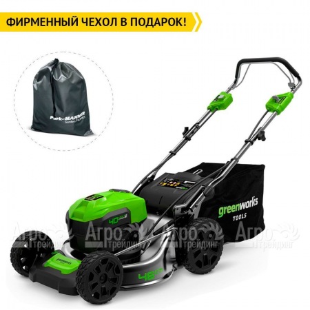 Газонокосилка аккумуляторная GreenWorks GD40LM46SPK6  в Красноярске