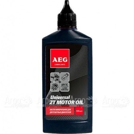 Масло AEG Semi Synthetic 2T Motor Oil API TC п/с 100 мл для 2-х тактных двигателей в Красноярске