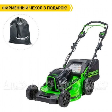 Газонокосилка аккумуляторная GreenWorks GC82HPLM51 (без аккумулятора и зарядного устройства)  в Красноярске