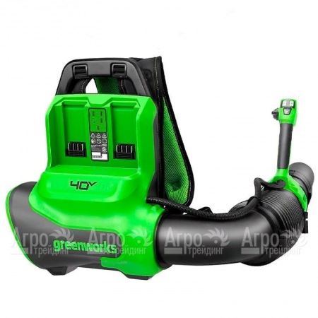 Воздуходувка аккумуляторная GreenWorks 40V 2408107 (без аккумулятора и зарядного устройства)  в Красноярске