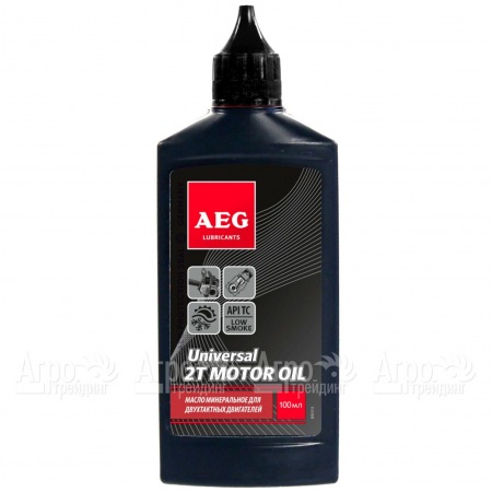 Масло минеральное AEG Universal 2T Motor Oil API TC 100 мл для 2-х тактных двигателей в Красноярске