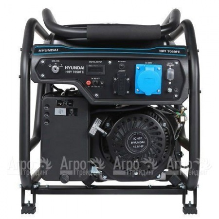 Бензогенератор Hyundai HHY7050FE 5 кВт  в Красноярске
