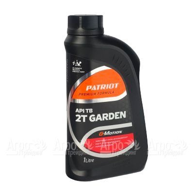 Масло минеральное Patriot G-Motion 2Т Garden API TB 1 л для 2-х тактных двигателей в Красноярске