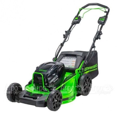 Газонокосилка аккумуляторная GreenWorks GC82HPLM51 (без аккумулятора и зарядного устройства)  в Красноярске