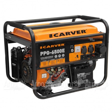 Бензогенератор Carver PPG-6500E 5 кВт в Красноярске