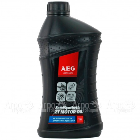 Масло AEG Semi Synthetic 2T Motor Oil API TC 1 л для 2-х тактных двигателей в Красноярске