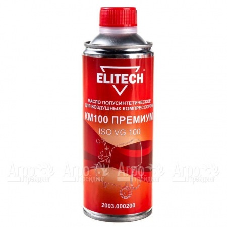 Масло полусинтетическое Elitech КМ100 2003.000200 ISO 100 0.45 л для воздушных компрессоров в Красноярске