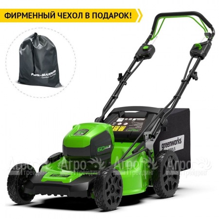 Газонокосилка аккумуляторная GreenWorks GD60LM51SPK4 в Красноярске