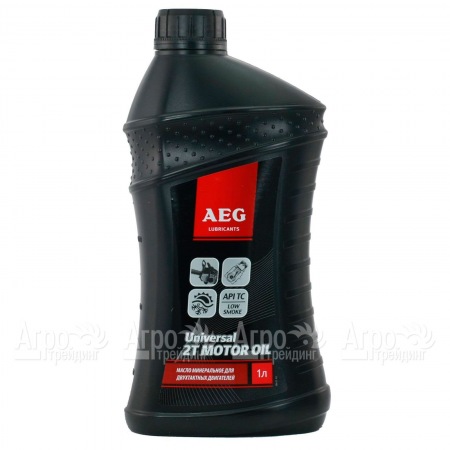 Масло минеральное Universal AEG 2T Motor Oil API TC 1 л для 2-х тактных двигателей в Красноярске