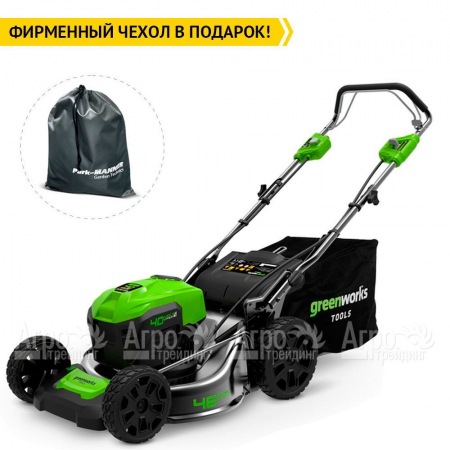 Газонокосилка аккумуляторная GreenWorks GD40LM46SPK4 в Красноярске