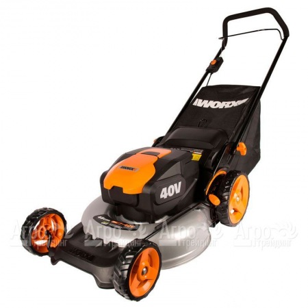 Газонокосилка аккумуляторная Worx WG751E в Красноярске