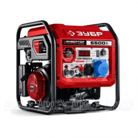 Бензогенератор инверторный Зубр СБИ-5500ЕА 5 кВт в Красноярске