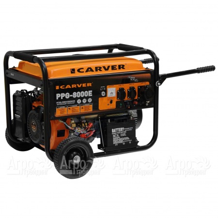 Бензогенератор Carver PPG-8000E 6 кВт в Красноярске