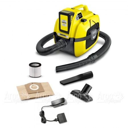 Хозяйственный пылесос Karcher WD 1 Compact Battery (без аккумулятора и зарядного устройства) в Красноярске