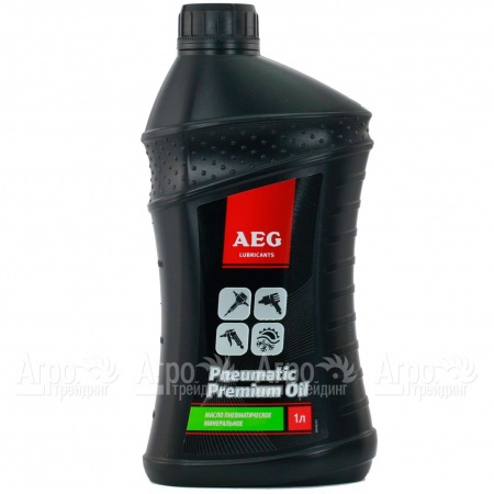 Масло пневматическое минеральное AEG Pneumatic oil 1 л для компрессоров в Красноярске