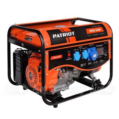 Бензогенератор Patriot Max Power SRGE-6500 5 кВт  в Красноярске