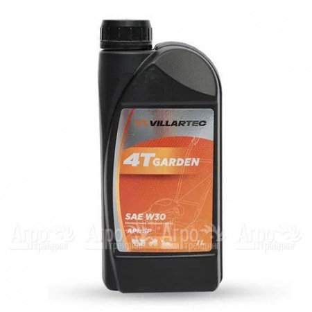 Масло моторное летнее Villartec 4T Garden SAE W-30, 1 л для 4-х тактных двигателей в Красноярске