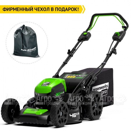 Газонокосилка аккумуляторная GreenWorks GD80LM46SPK4 в Красноярске