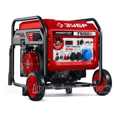 Бензиновый генератор инверторный Зубр СБИ-7500ЕА 7 кВт в Красноярске